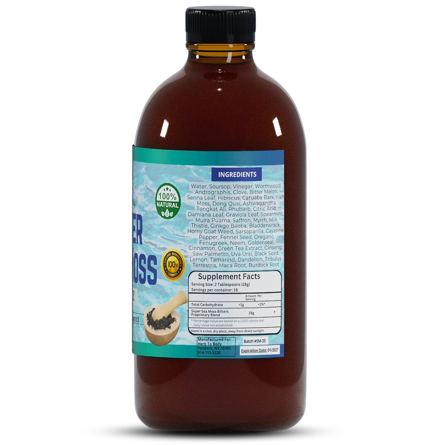 Super Sea Moss Bitter 16oz