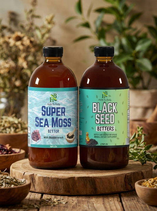 1 Sea Moss Bitter + 1 Back Seed Bitter 16oz each